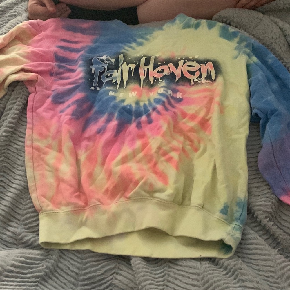 Fair Haven NY tye dye sweatshirt